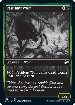 Pestilent Wolf [Innistrad: Double Feature] | Tabernacle Games