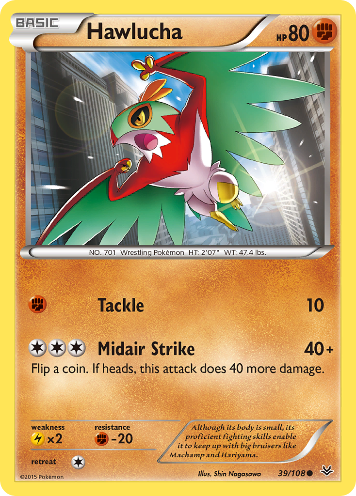 Hawlucha (39/108) [XY: Roaring Skies] | Tabernacle Games