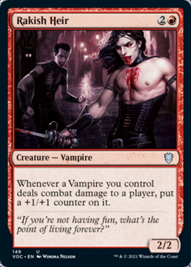 Rakish Heir [Innistrad: Crimson Vow Commander] | Tabernacle Games