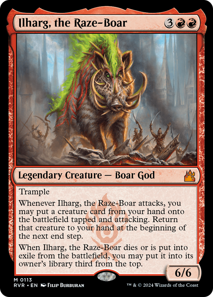 Ilharg, the Raze-Boar [Ravnica Remastered] | Tabernacle Games