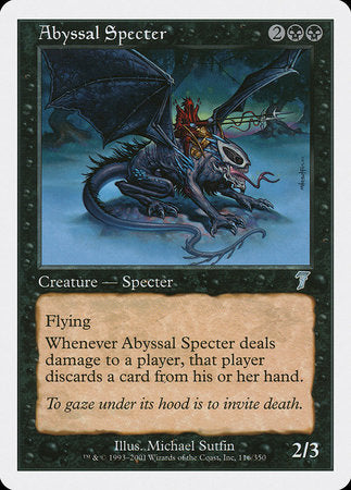 Abyssal Specter [Seventh Edition] | Tabernacle Games