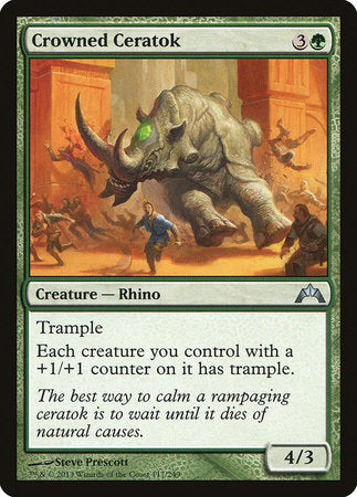 Crowned Ceratok [Gatecrash] | Tabernacle Games