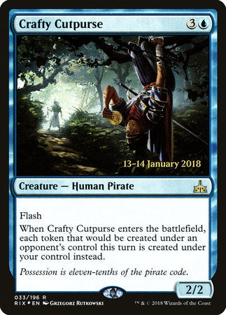 Crafty Cutpurse [Rivals of Ixalan Promos] | Tabernacle Games