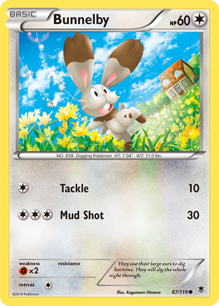 Bunnelby (87/119) [XY: Phantom Forces] | Tabernacle Games