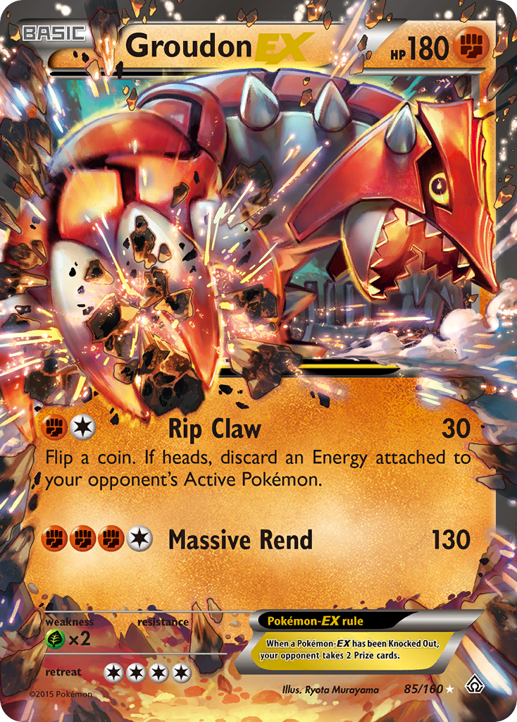 Groudon EX (85/160) [XY: Primal Clash] | Tabernacle Games