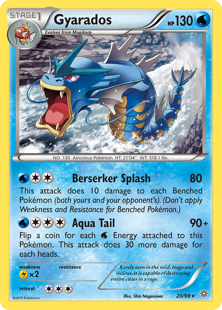 Gyarados (20/98) [XY: Ancient Origins] | Tabernacle Games