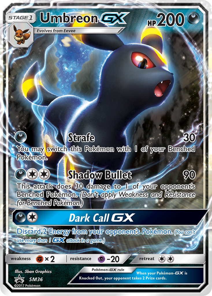 Umbreon GX (SM36) [Sun & Moon: Black Star Promos] | Tabernacle Games