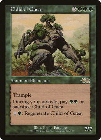 Child of Gaea [Urza's Saga] | Tabernacle Games