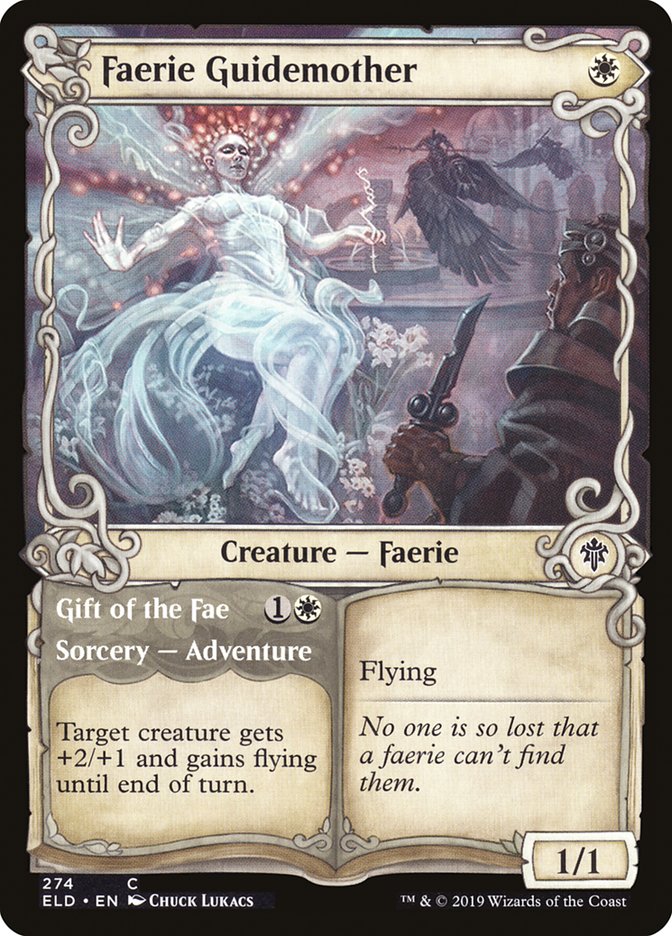 Faerie Guidemother // Gift of the Fae (Showcase) [Throne of Eldraine] | Tabernacle Games