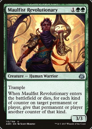 Maulfist Revolutionary [Aether Revolt] | Tabernacle Games