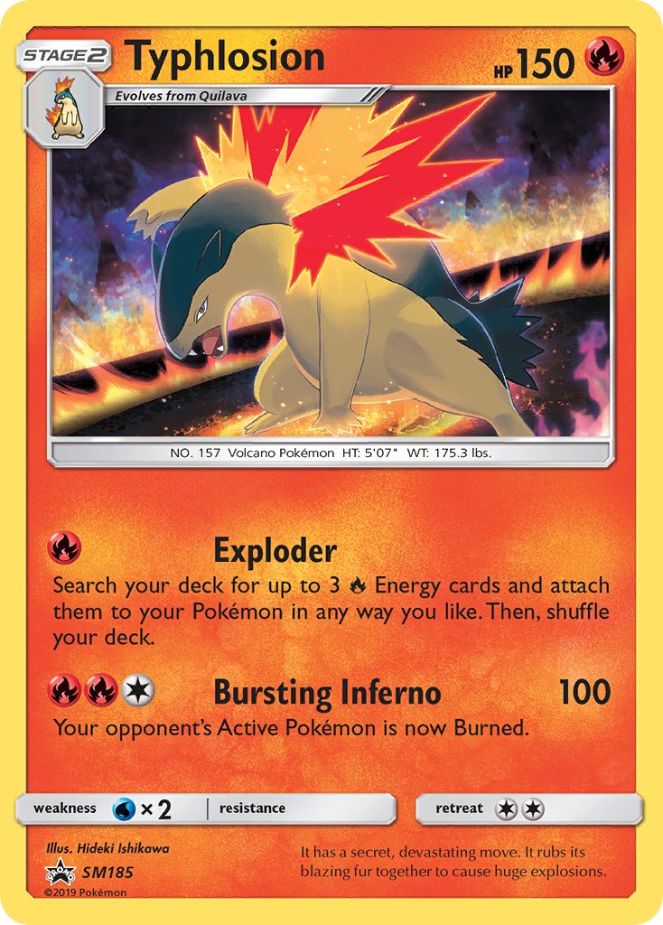 Typhlosion (SM185) [Sun & Moon: Black Star Promos] | Tabernacle Games