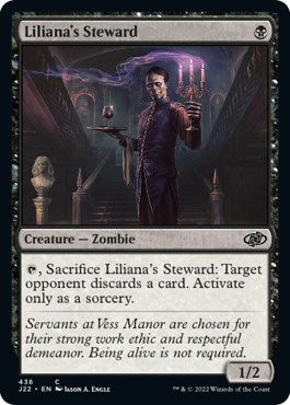 Liliana's Steward [Jumpstart 2022] | Tabernacle Games