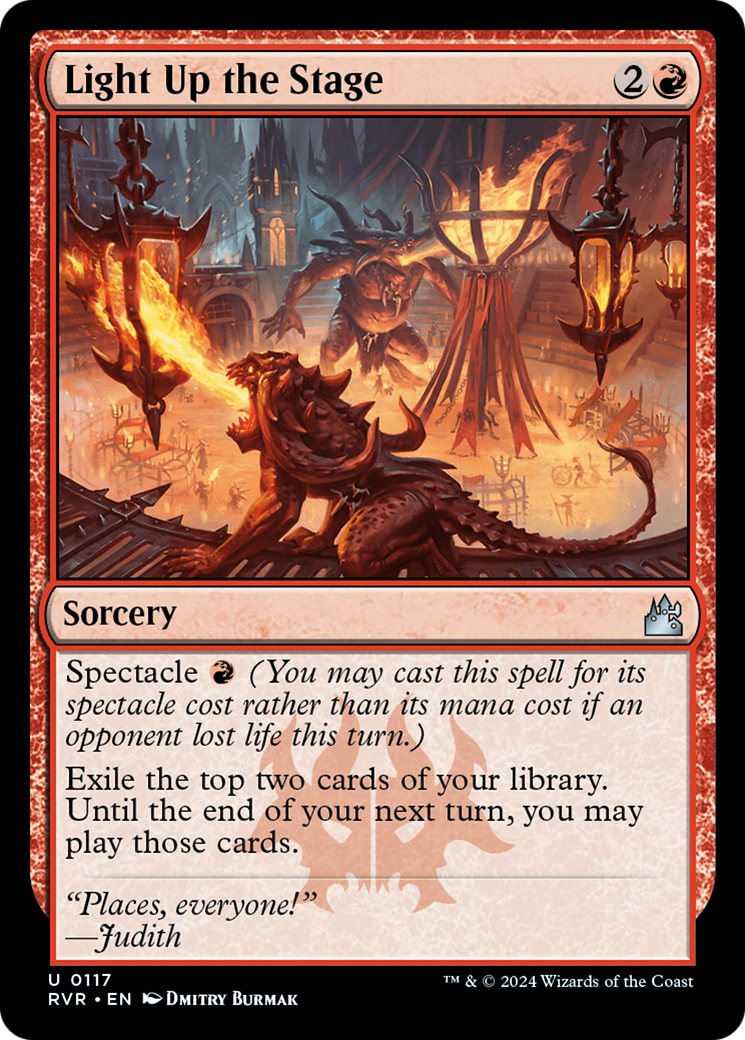 Light Up the Stage [Ravnica Remastered] | Tabernacle Games