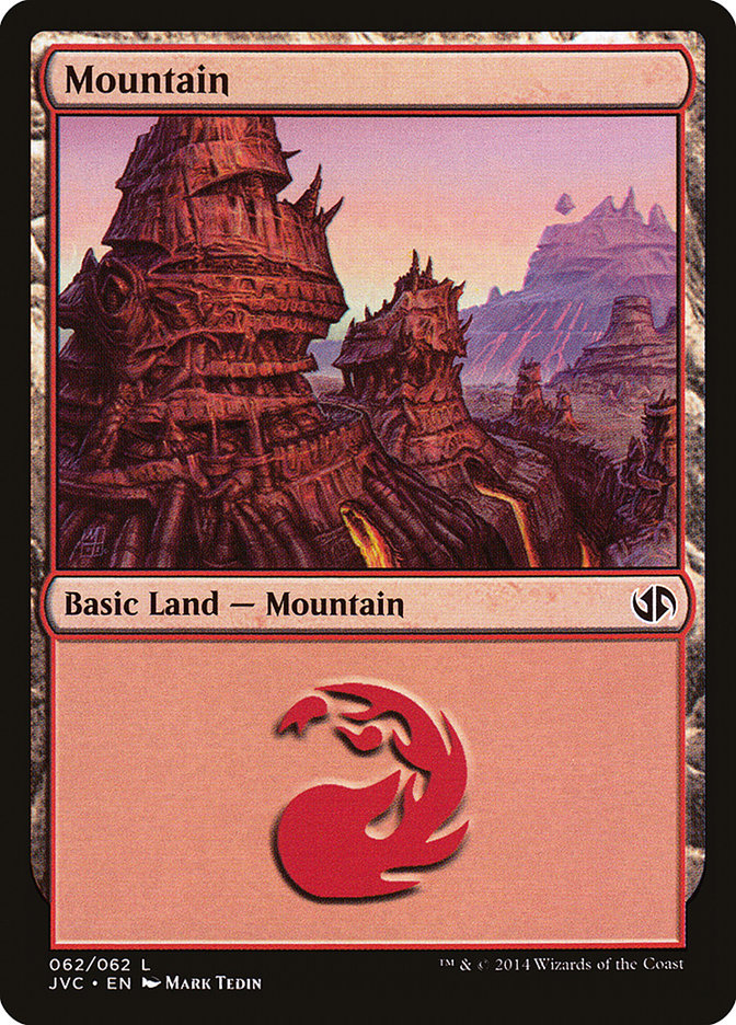 Mountain (62) [Duel Decks Anthology] | Tabernacle Games
