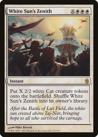 White Sun's Zenith [Mirrodin Besieged] | Tabernacle Games