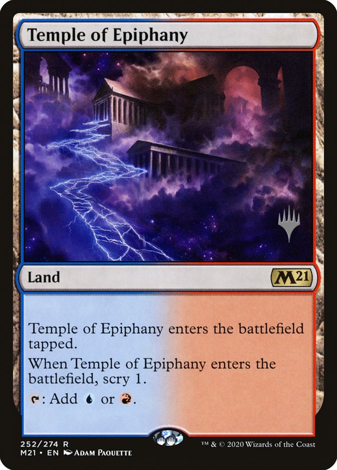 Temple of Epiphany (Promo Pack) [Core Set 2021 Promos] | Tabernacle Games