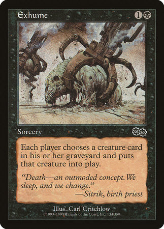 Exhume [Urza's Saga] | Tabernacle Games