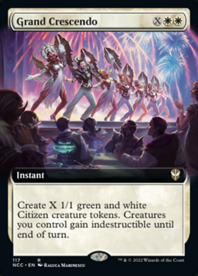 Grand Crescendo (Extended Art) [Streets of New Capenna Commander] | Tabernacle Games