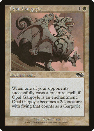 Opal Gargoyle [Urza's Saga] | Tabernacle Games