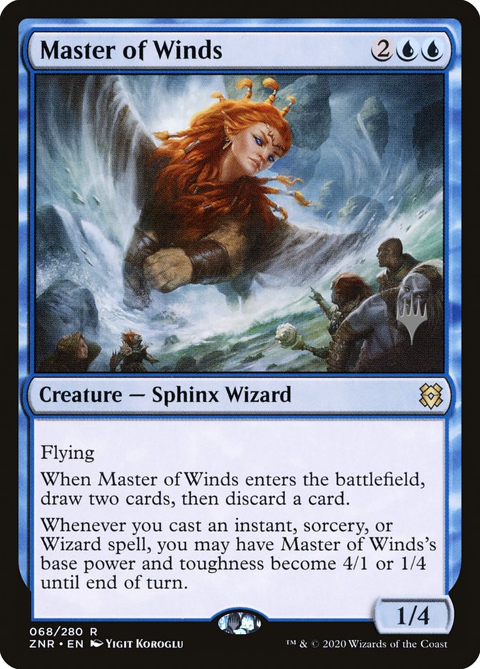 Master of Winds (Promo Pack) [Zendikar Rising Promos] | Tabernacle Games