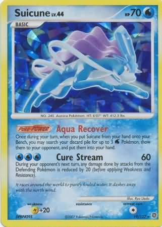 Suicune (19/132) (Cracked Ice Holo) [Diamond & Pearl: Secret Wonders] | Tabernacle Games