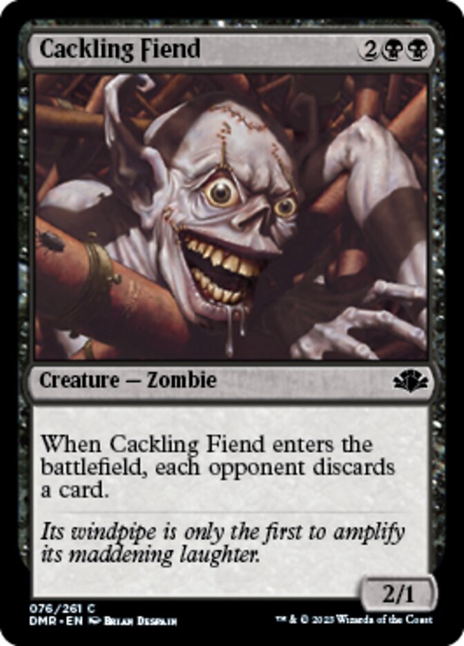 Cackling Fiend [Dominaria Remastered] | Tabernacle Games