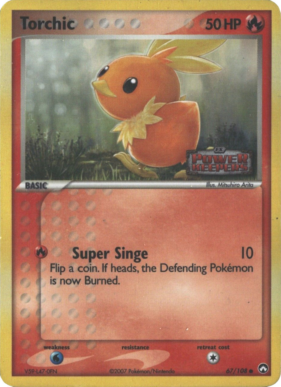 Torchic (67/108) (Stamped) [EX: Power Keepers] | Tabernacle Games