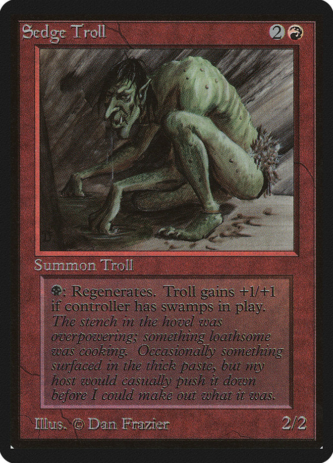 Sedge Troll [Limited Edition Beta] | Tabernacle Games