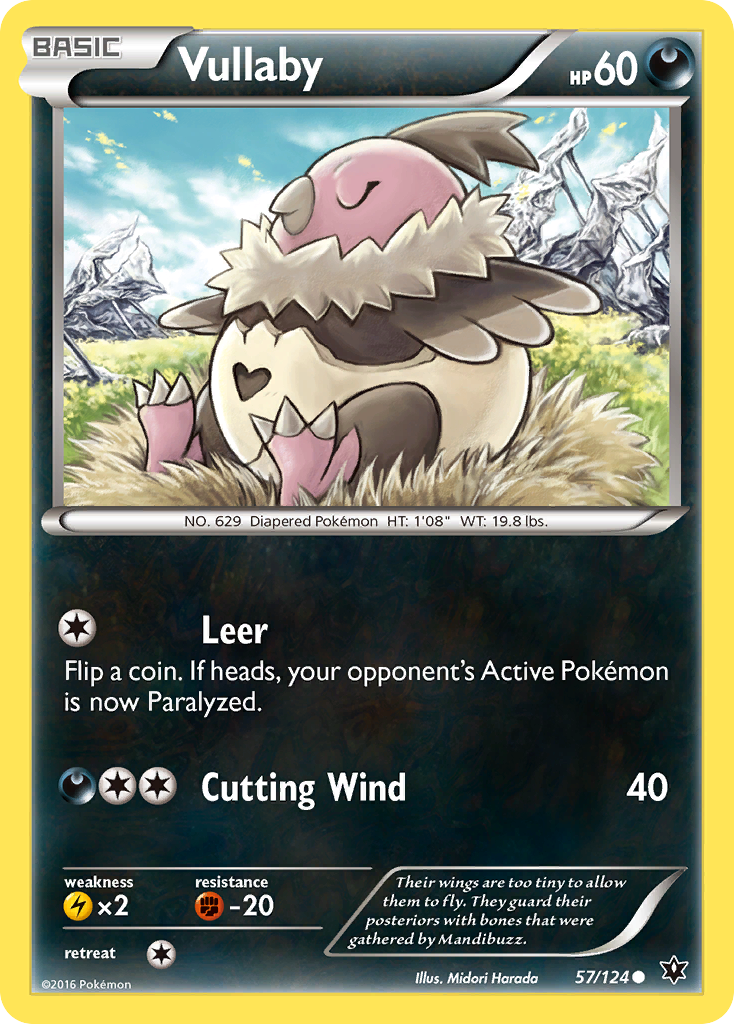 Vullaby (57/124) [XY: Fates Collide] | Tabernacle Games