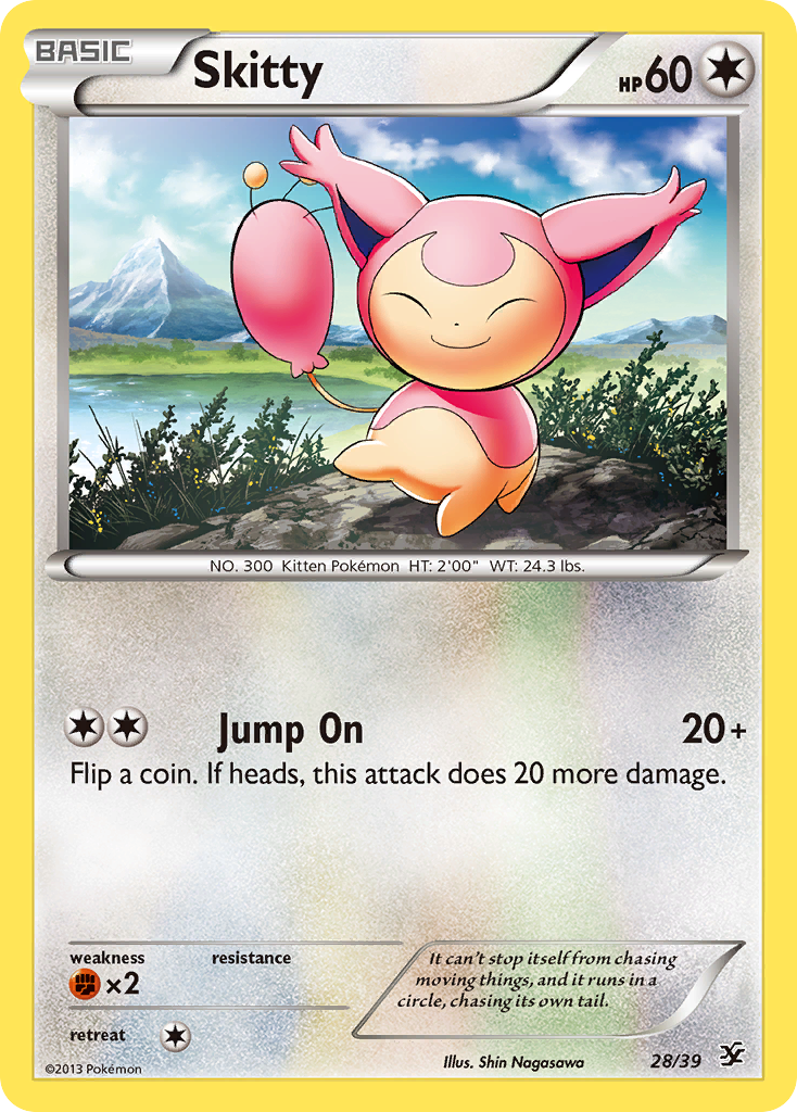 Skitty (28/39) [XY: Kalos Starter Set] | Tabernacle Games