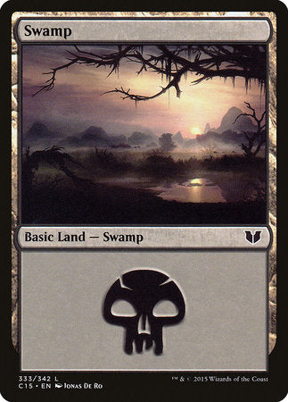 Swamp (333) [Commander 2015] | Tabernacle Games