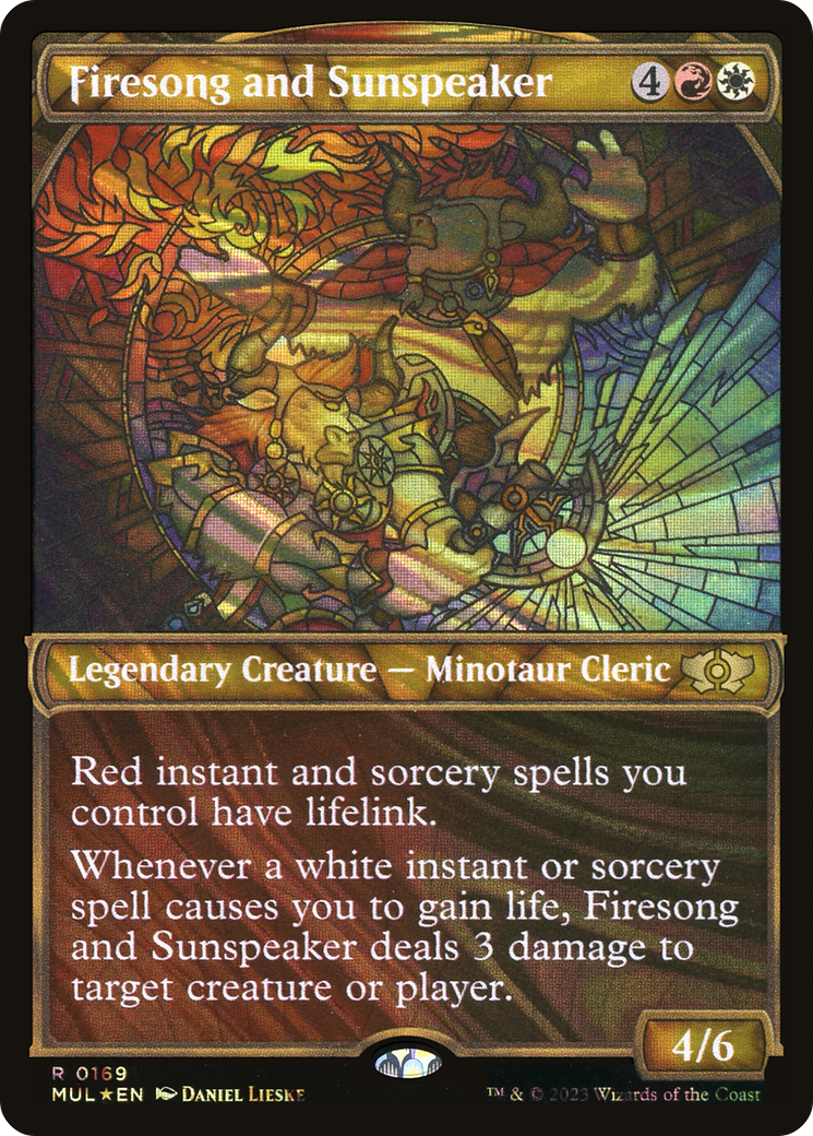 Firesong and Sunspeaker (Halo Foil) [Multiverse Legends] | Tabernacle Games