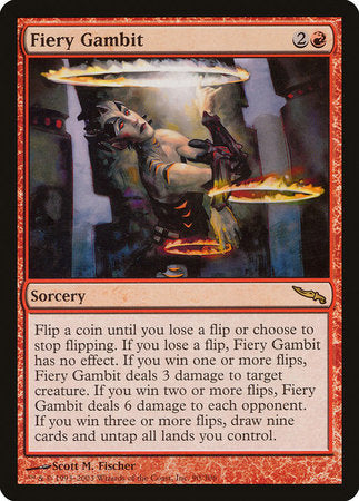 Fiery Gambit [Mirrodin] | Tabernacle Games