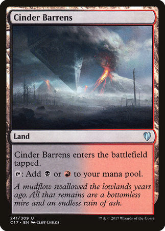 Cinder Barrens [Commander 2017] | Tabernacle Games