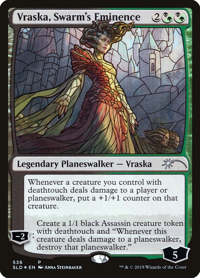 Vraska, Swarm's Eminence (Stained Glass) [Secret Lair Drop Promos] | Tabernacle Games