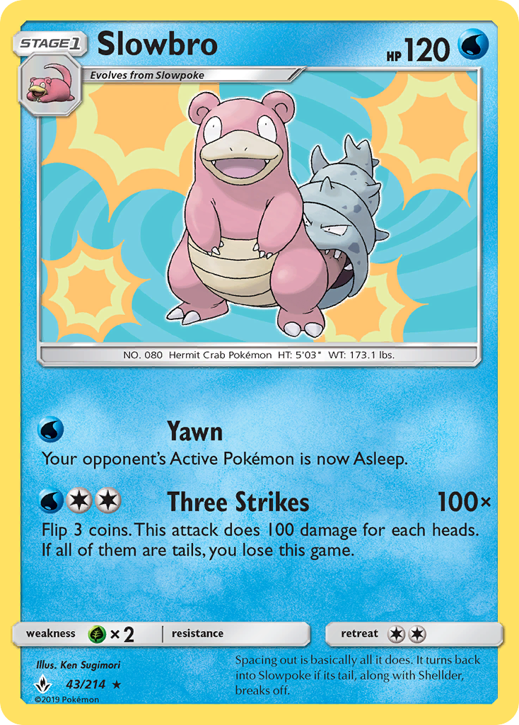 Slowbro (43/214) [Sun & Moon: Unbroken Bonds] | Tabernacle Games