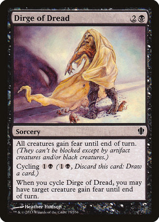 Dirge of Dread [Commander 2013] | Tabernacle Games