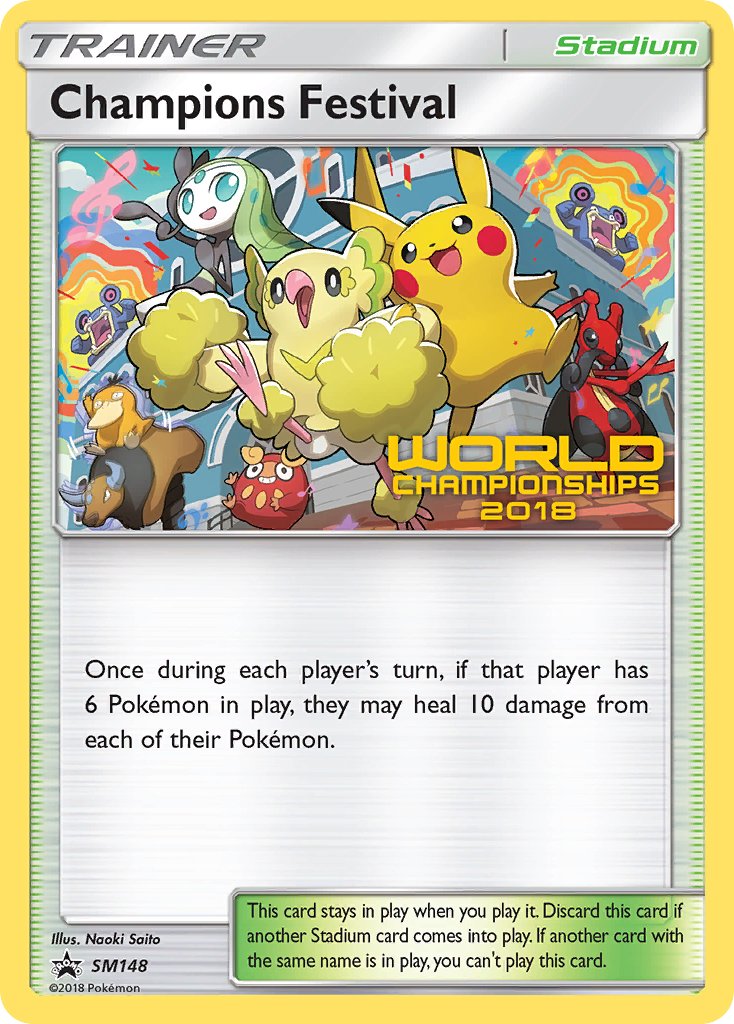 Champions Festival (SM148) (2018 Top Semi Finalist) [Sun & Moon: Black Star Promos] | Tabernacle Games