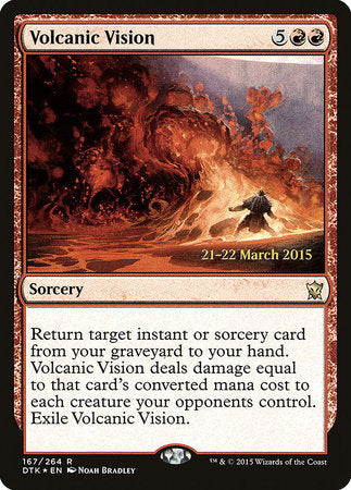 Volcanic Vision [Dragons of Tarkir Promos] | Tabernacle Games