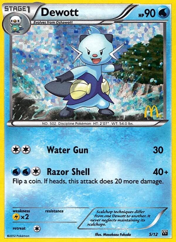 Dewott (5/12) [McDonald's Promos: 2012 Collection] | Tabernacle Games