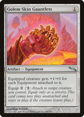 Golem-Skin Gauntlets [Mirrodin] | Tabernacle Games