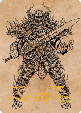 Sarevok, Deathbringer Art Card (Gold-Stamped Signature) [Commander Legends: Battle for Baldur's Gate Art Series] | Tabernacle Games