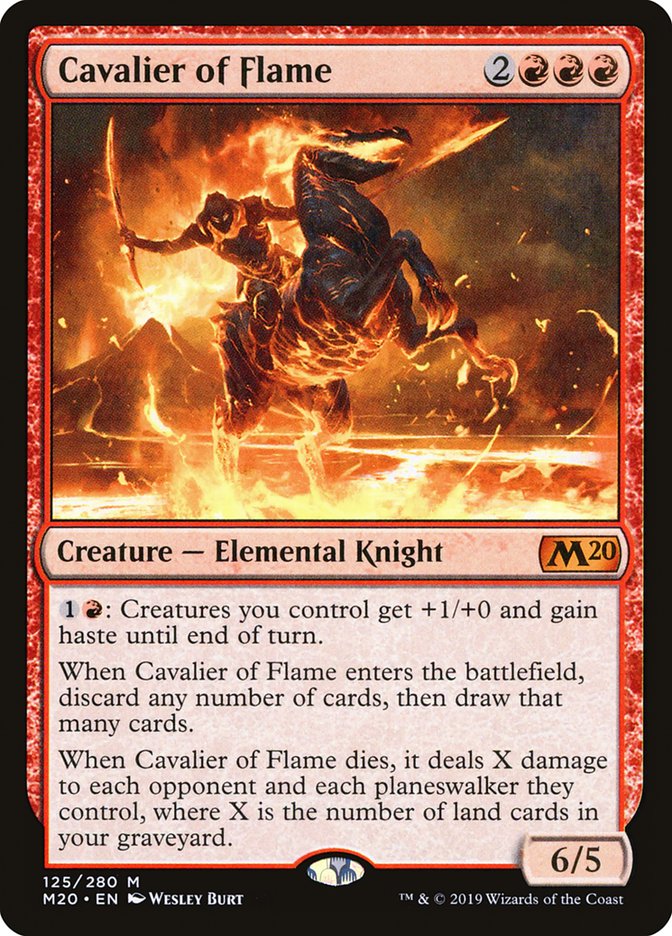 Cavalier of Flame [Core Set 2020] | Tabernacle Games