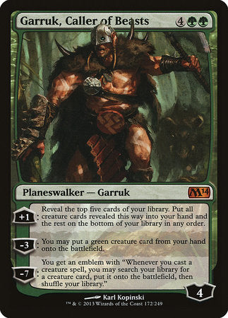 Garruk, Caller of Beasts [Magic 2014] | Tabernacle Games