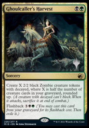 Ghoulcaller's Harvest (Promo Pack) [Innistrad: Midnight Hunt Promos] | Tabernacle Games