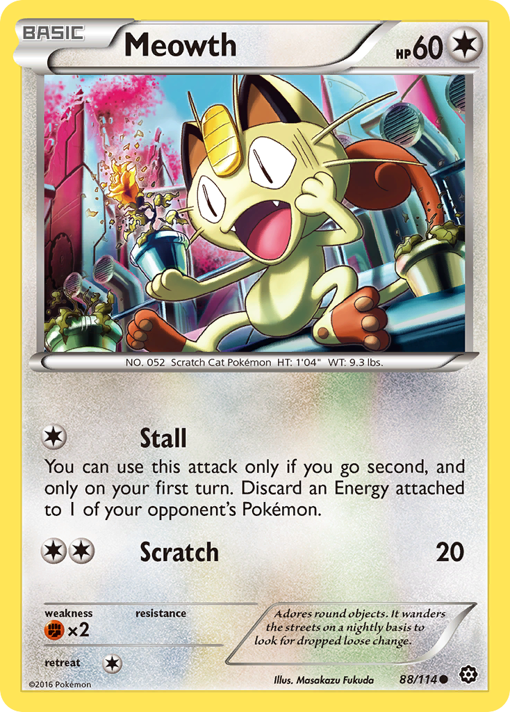 Meowth (88/114) [XY: Steam Siege] | Tabernacle Games