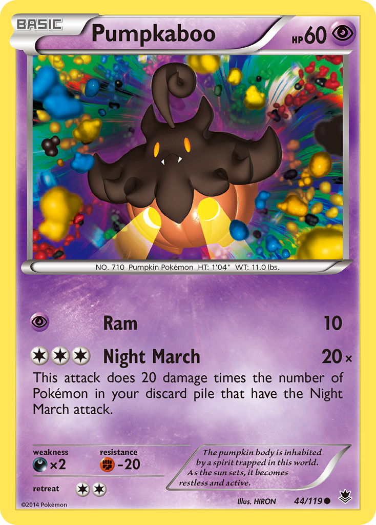 Pumpkaboo (44/119) [XY: Phantom Forces] | Tabernacle Games