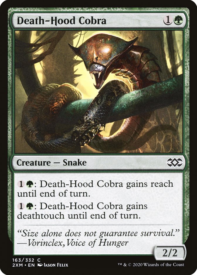 Death-Hood Cobra [Double Masters] | Tabernacle Games