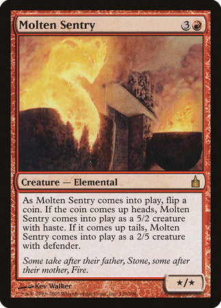 Molten Sentry [Ravnica: City of Guilds] | Tabernacle Games