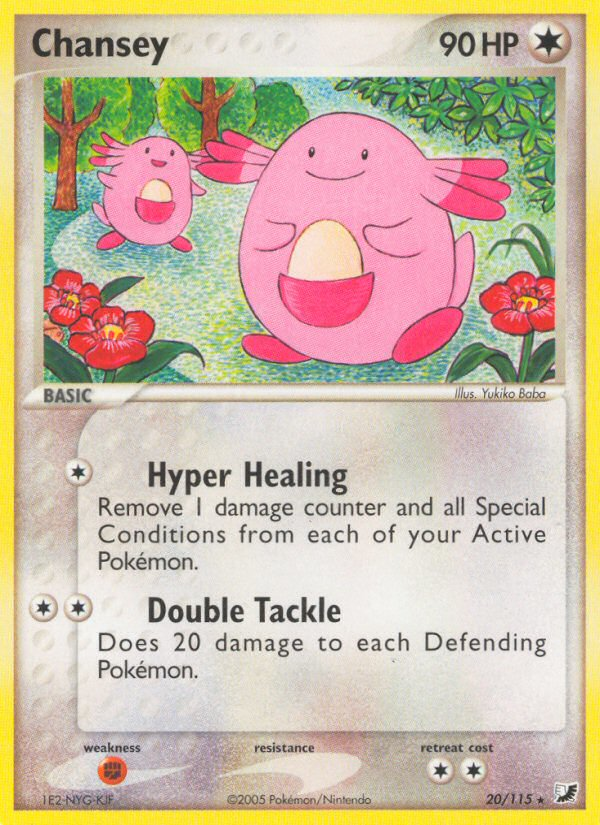Chansey (20/115) [EX: Unseen Forces] | Tabernacle Games